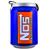 Cooler Térmico Nos Energy Drink Azul 24 Latas capacidade de 18 litros com alça Azul