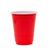 Copo Americano Beer Pong Festa Red Cup Biodegradável 400ml 100 Unid Vermelho
