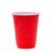 Copo Americano Beer Pong Festa Trik Trik Red Cup Biodegradável 400ml 25 Unid Vermelho