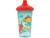 Copo Infantil com Tampa 300ml Buba Dino Antivazamento Azul e Vermelho