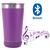 Copo Térmico 420ml Caixa Som Bluetooth Tampa Abridor Cerveja Linha Premium ROXO