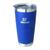 Copo Térmico com Tampa Brimex Inox 600ml Chopp, Cerveja ou Café Várias Cores + Gravação Personalizada Com Seu Nome Azul