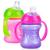 Copo Transição Infantil Kit 2 Água Leite Bebê Antivazamento Rosa / Lilás