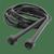 Corda De Pular Cross Speed Rope Rolamento 3m Fit Cabo De Aço Preto