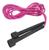 Corda De Pular Cross Speed Rope Rolamento Profissional Jump Rosa