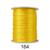 Cordão Cetim - Rabo de Rato - 1mm Arte Punto 50m 164 - Amarelo Neon