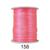 Cordão Cetim - Rabo de Rato - 1mm Arte Punto 50m 158 - Rosa Neon