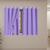 Cortina Blackout 100% PVC com Tecido Voil Liso 2,80m x 1,60m Lilas