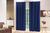 Cortina Blackout 2,80m x 1,80m Corta 100 % Luz em PVC Folha Dupla Blacaute Azul Roial