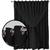 cortina blackout Ana quarto de janela 5,50 x 2,70 cinza preto