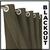 cortina blackout em tecido Lisboa 5,00 x 2,70 c/voal preto marrom