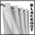 cortina blackout Lisboa em tecido 6,00 x 2,80 c/voal preto branco gelo