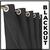 cortina blackout Lisboa em tecido blackout 5,50 x 2,50 preto preto