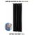 Cortina Blackout para Sala ou Quarto PVC (plástico) UMA FOLHA Rústica 1,40 x 2,30M com 100% Blecaute PRETO