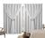 Cortina Blackout PVC 2,80x2,30 Com Tecido Voil Sala e Quarto Branco