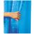 Cortina Blackout Pvc Com Tecido Voil Xadrez 2,80 M X 1,80 M Azul Celeste