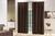Cortina Blackout PVC corta 100 % a luz 2,80 m x 2,80 m para sala, escritorio, quarto Marrom