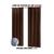 Cortina Blackout Sala ou Quarto PVC (plástico) Rústica 100% Blecaute 2,80M x 2,00M Tecido Grosso MARROM