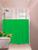Cortina Box com Visor Em PVC Para Banheiro Anti Mofo Com Ganchos Verde Limão