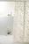 Cortina Box Para Banheiro PEVA 180X160cm Impermeável Uzoo Estampa Decoração Flores-Brancas