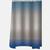 Cortina Box Para Banheiro Poliéster 198X180cm Impermeável Uzoo Estampa Decoração Degradê Azul