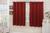 Cortina de janela cortina blackout 2x1.30m cortina blecaute de PVC cortina corta luz vermelho