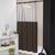cortina de plástico cortina para box cortina pra banheiro cortina pvc 1,40x1,90m marrom