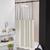 cortina de plástico cortina para box cortina pra banheiro cortina pvc 1,40x1,90m bege
