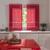 Cortina de Renda Copa/ Cozinha/ Sala de Jantar Color 2,20x1,30m Várias Cores Vermelho