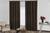 cortina de tecido cortina 3,80x2,70m  cortina blackout cortina corta luz marrom