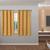 Cortina Jacquard 2,70m x 1,60m Veda Luz Decoração para Sala Quarto Janela Moderna Dourado