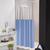 Cortina Para Box Banheiro 100% PVC Impermeável Várias Cores Azul