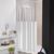 cortina para box cortina pra banheiro cortina de plástico cortina PVC 1,40m x1,90m branco