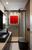 Cortina Para Vitrô De Banheiro ou Janela de Banheiro Impermeável - PVC 1,10m X 0,90 cm Vermelho