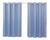 Cortina Quarto Janela 2,20x1,30 PVC Para Janela Azul