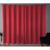 Cortina Sala Jacquard 2.80m X 1.70m Semi Blackout Requinte Varão Simples Vermelho
