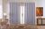 cortina sala quarto semi blackout tecido jacquard 2,70x1,80 cinza