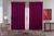 cortina sala quarto semi blackout tecido jacquard 2,70x1,80 vinho