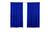 cortina sala quarto semi blackout tecido jacquard 2,70x1,80 azul royal