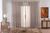cortina sala quarto voal liso delicate 300x180 transparente cinza