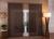 Cortina voal liso 3m largura moderna para decoração de quarto - cores - alturas MARROM