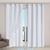 Cortinas Blackout com Voil Quarto Sala Cozinha 2,80m X 2,30m Branco