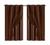 Cortinas Janela Blindex Blackout Voal Liso 2,00 x 1,40 Mts  Tabaco