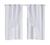 Cortinas Janela Blindex Blackout Voal Liso 2,00 x 1,40 Mts  Branca