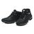 Coturno Adventure Bota Masculina em Couro Preto Preto