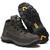 Coturno Adventure Trekking Masculino Couro Conforto Grafite