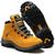 Coturno Adventure Trekking Masculino Couro Conforto Amarelo