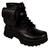 Coturno Boot Bota Galocha Infantil Luelua Tratorado Com Cadarço Não Molha Super Confortável Bolsinho Preto Preto fosco