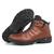 Coturno Bota Masculina Casual Motociclista Marrom