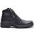 Coturno Bota Masculina Casual Sola Tratorada Preto